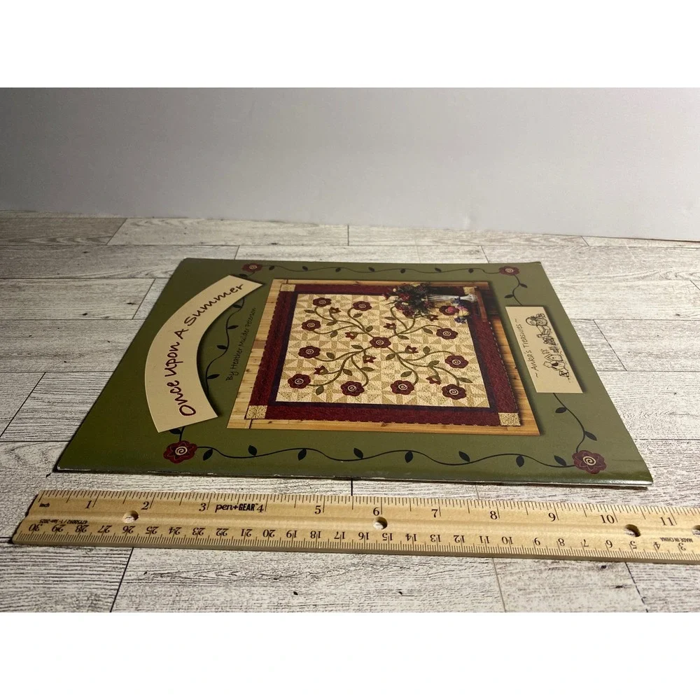 Once Upon A Summer Heather Mulder Peterson 2004 Quilt Pattern Book Anka Treasure